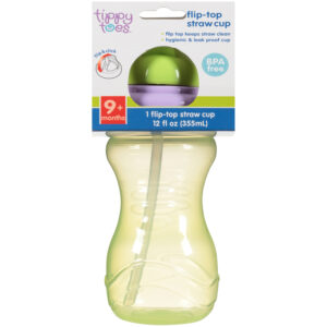 Flip-Top Straw Cup