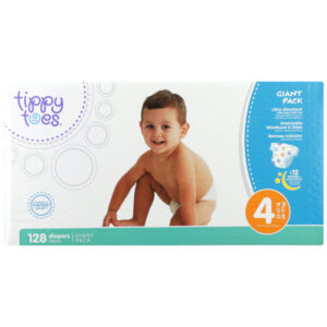 Giant Pack Diapers  4 22-37 Lb