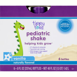 Tippy Toes Vanilla Pediatric Shake 6 ea