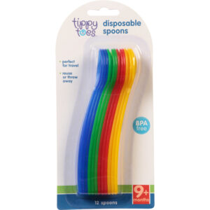 Tippy Toes Disposable Spoons 12 ea