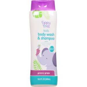 Tippy Toes Kids 2 in 1 Groovy Grape Body Wash & Shampoo 16.9 fl oz