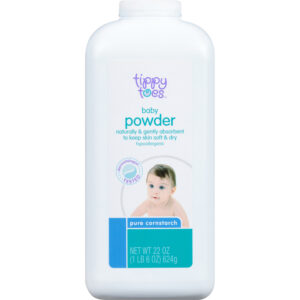 Tippy Toes Pure Cornstarch Baby Powder 22 oz