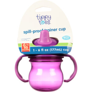 Tippy Toes 6 Ounce Spill-Proof Trainer Cup 1 ea