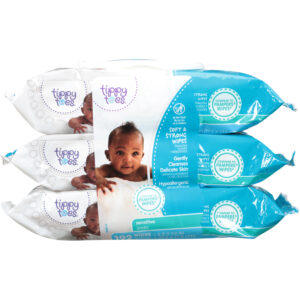 Tippy Toes Sensitive Soft & Strong Wipes 192 ea