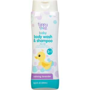 Tippy Toes Baby 2 in 1 Calming Lavender Body Wash & Shampoo 16.9 oz