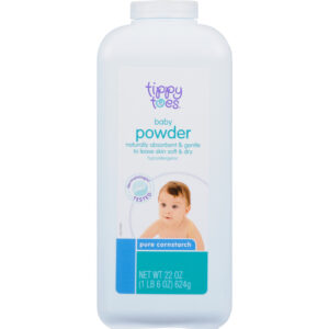 Tippy Toes Pure Cornstarch Baby Powder 22 oz