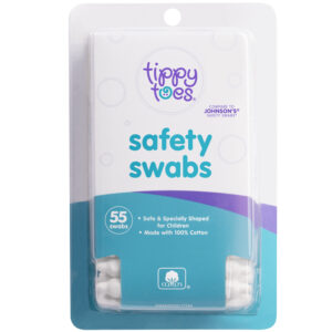 Tippy Toes Safety Swabs 55 ea