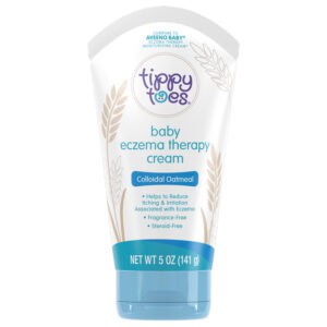 Tippy Toes Colloidal Oatmeal Baby Eczema Therapy Cream 5 oz
