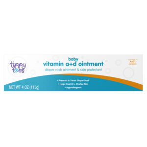 Tippy Toes Baby Vitamin A + D Ointment 4 oz