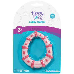 Tippy Toes 3+ Months Nubby Teether 1 Each
