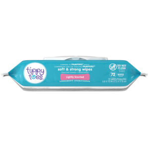 Tippy Toes Soft & Strong Lightly Scented Wipes 72 ea