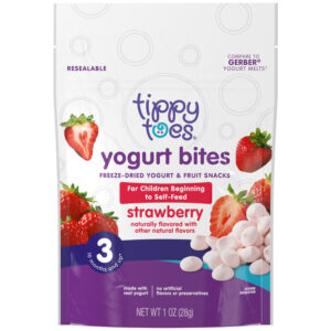Tippy Toes Strawberry Yogurt Bites 1 oz