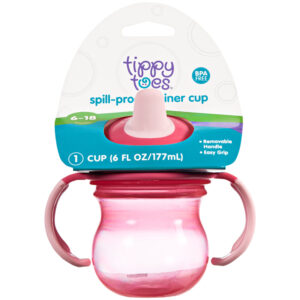 Tippy Toes 6-18 Months 6 Fluid Ounce Spill-Proof Trainer Cup 1 Cups