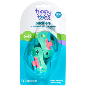 Tippy Toes 6-12 Months Pacifiers 2 Each